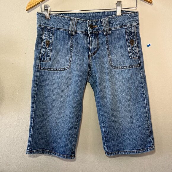 Boom boom jeans bermudas jean shorts size 5 - Picture 1 of 9